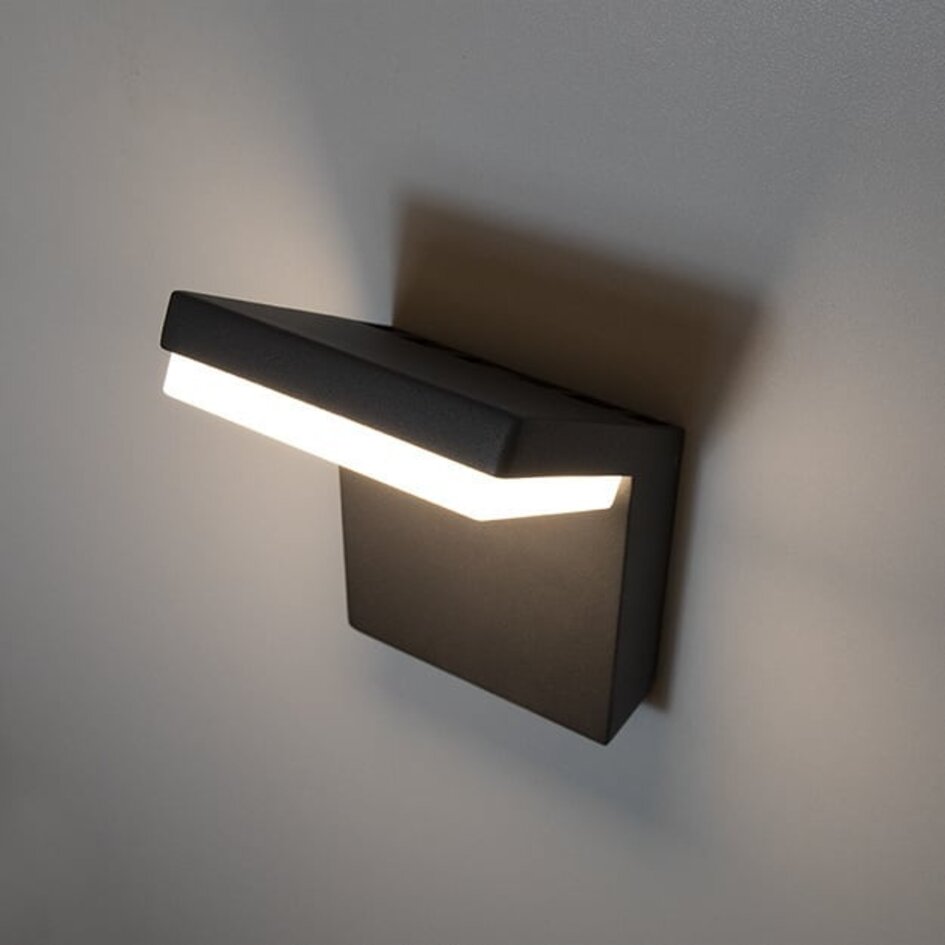 Utomhusvägglampa Giraffe - antracit