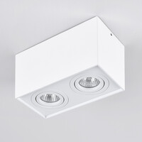 Designspot Timmy vinklingsbar, 2-ljus - vit