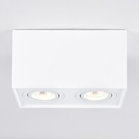 Designspot Timmy vinklingsbar, 2-ljus - vit