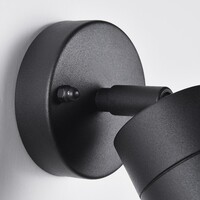 Utomhusvägglampa Lola - svart