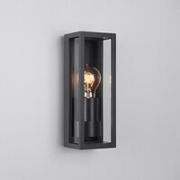 Industriell vägglampa Valentina - svart