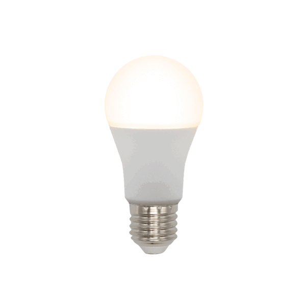 Smart E27 RGB-lampa på 10W med TUYA wifi-app Ø60mm