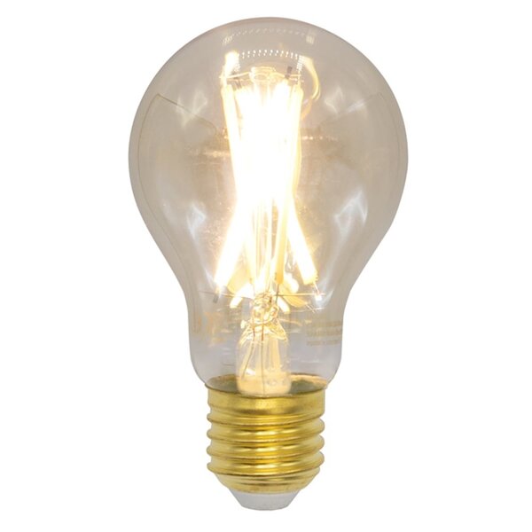 E27 dim-to-warm LED-lampa, Ø60mm, 6,5W, 1800-3000K