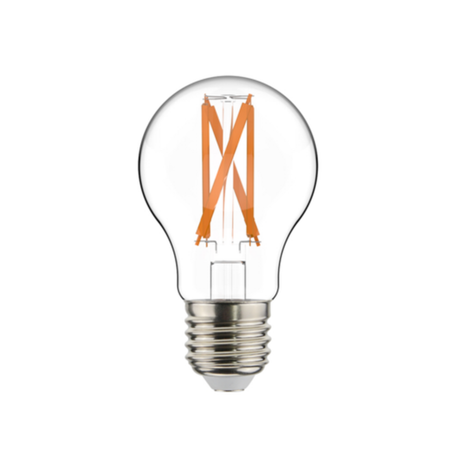 E27 dim-to-warm LED-lampa, Ø60mm, 6,5W, 1800-3000K