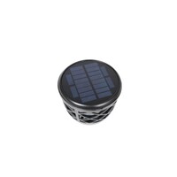 Solcellsdriven bordslampa med flammande effekt - Utrustad med integrerad LED