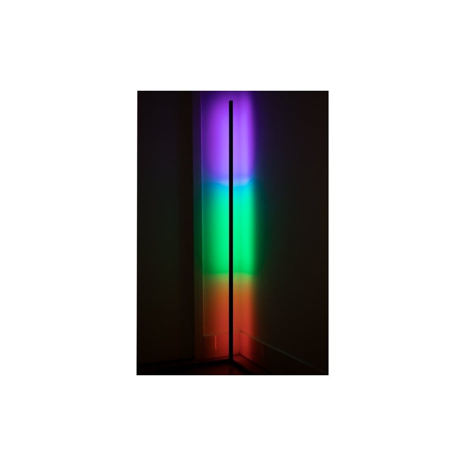 Golvlampa med RGB-belysning och fjärrkontroll