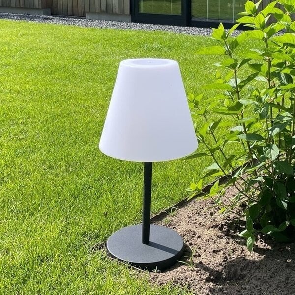 Solcellsdriven bordslampa Helios - Utrustad med integrerad LED