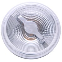 AR111 GU10-spotlight dim-to-warm 12 watt, aluminium