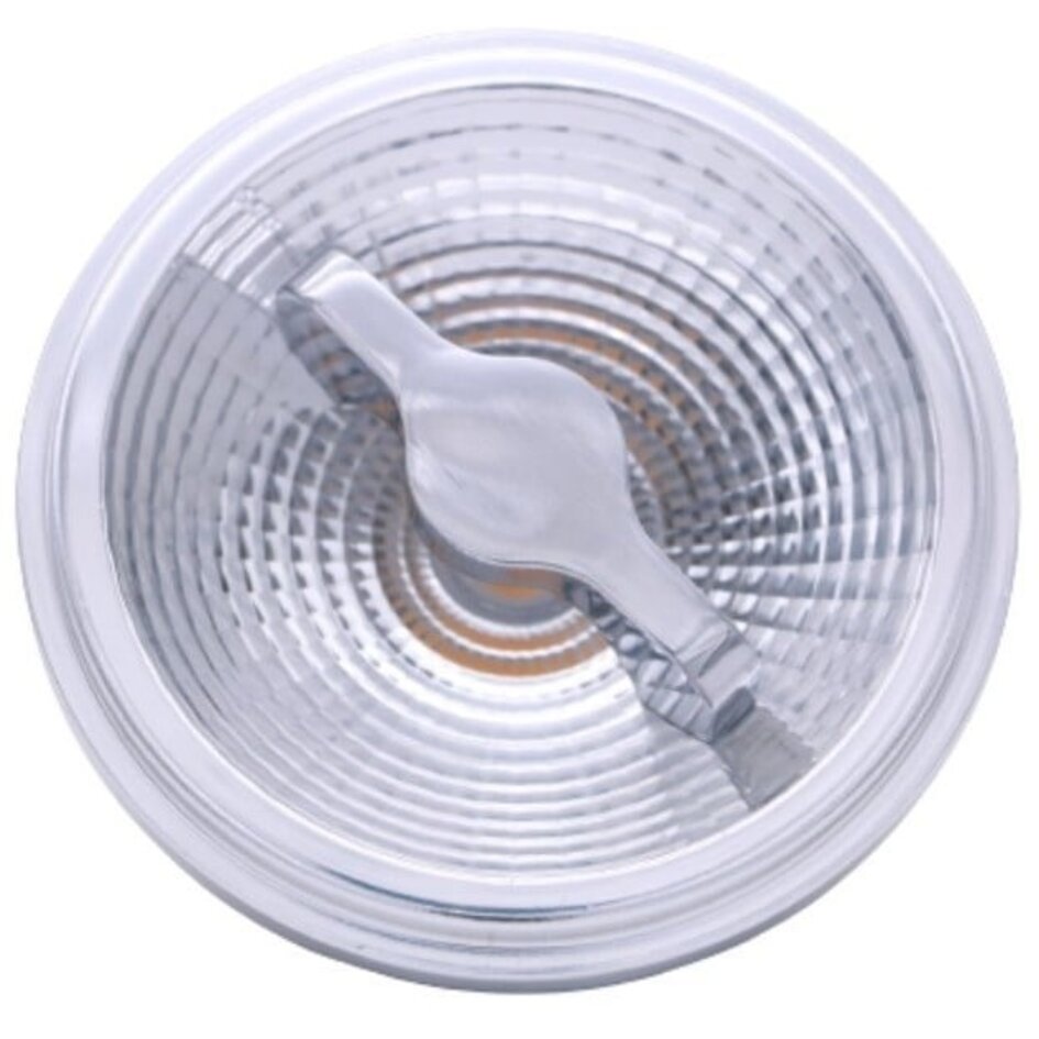 AR111 GU10-spotlight dim-to-warm 12 watt, aluminium