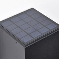 Solcellsdriven utomhuslampa Vikke - svart