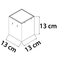 Solcellsdriven utomhuslampa Vikke - svart