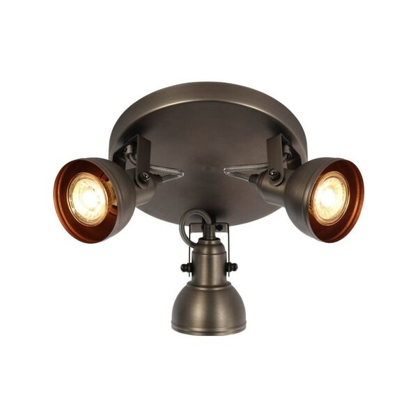 Taklampa Mississippi - antik brons