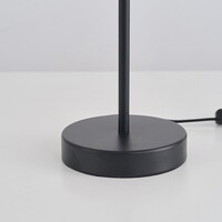 Bordslampa Carlie - svart med bladguld