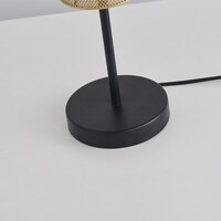 Bordslampa Ava - svart med guld