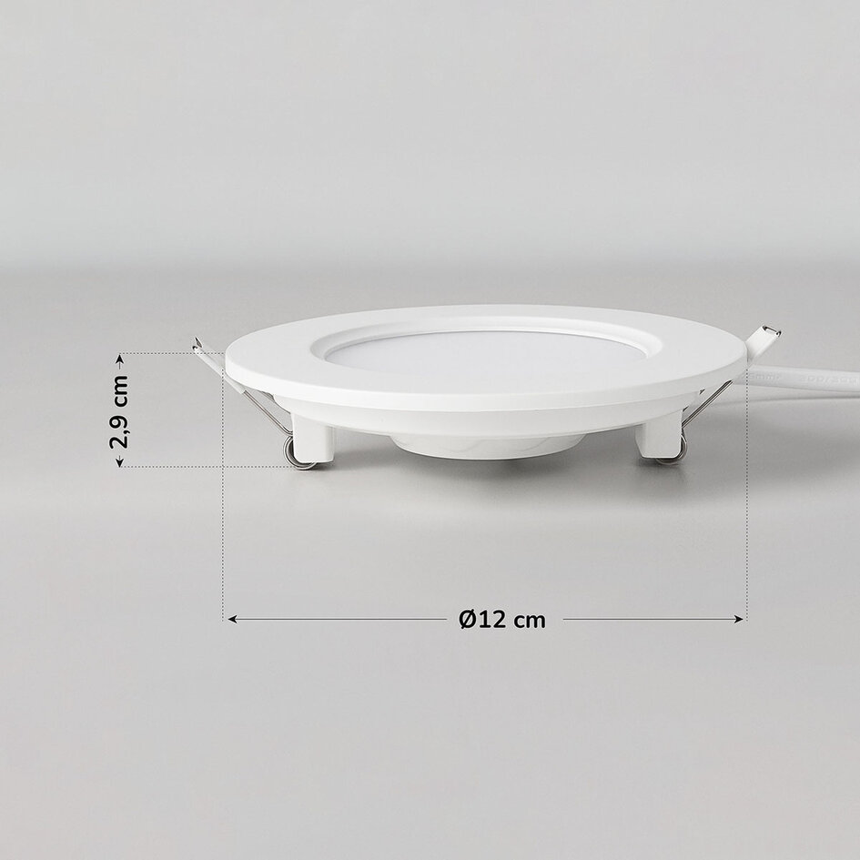 LED-downlight rund 6W med justerbar ljusfärg - Ø120mm