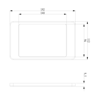LED-skåpsbelysning Apollo komplett set med 3 spotlights