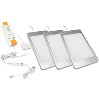 LED-skåpsbelysning Apollo komplett set med 3 spotlights