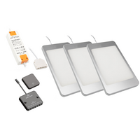 LED-skåpsbelysning Apollo komplett set med 3 spotlights