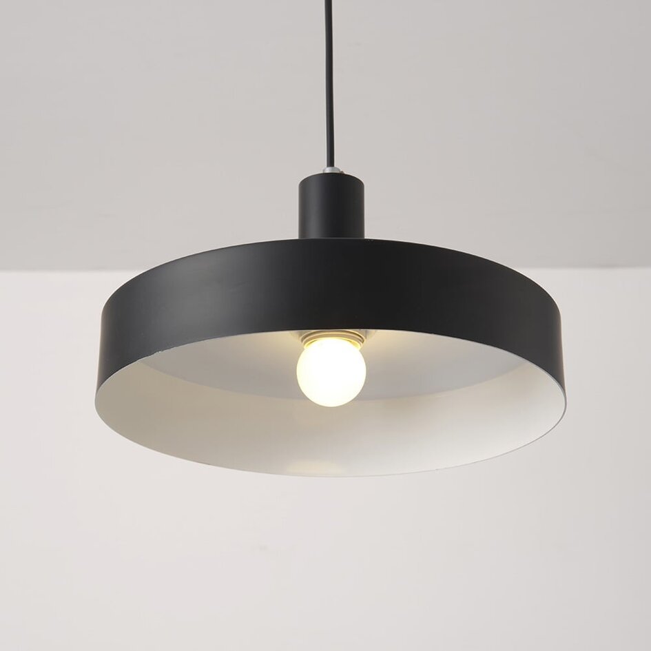 Modern pendellampa Bijou, mattsvart