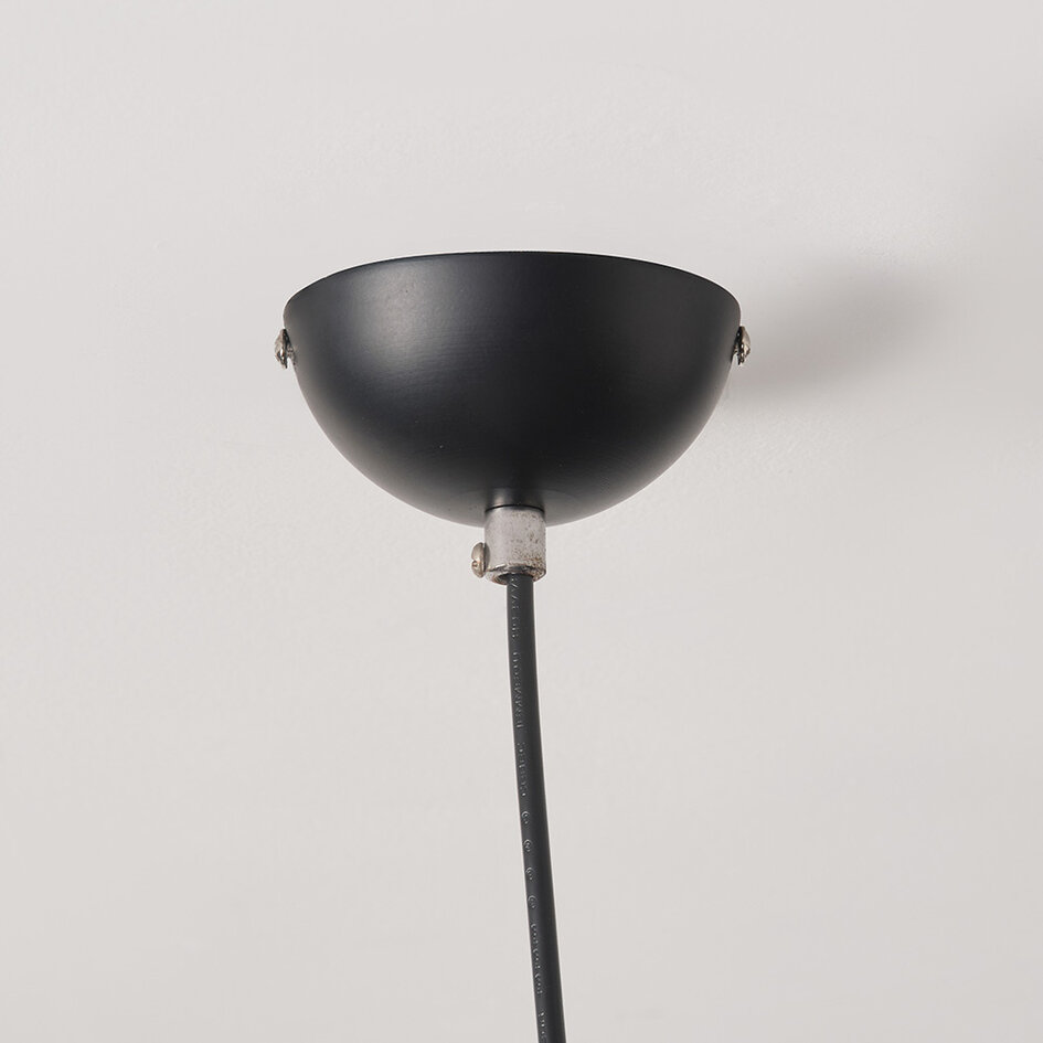 Modern pendellampa Bijou, mattsvart