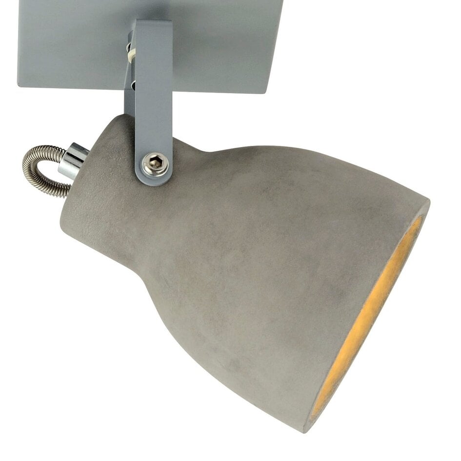 Modern taklampa Brutus, betonggrå