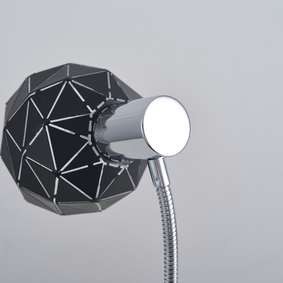 Modern svart bordslampa - Aimee