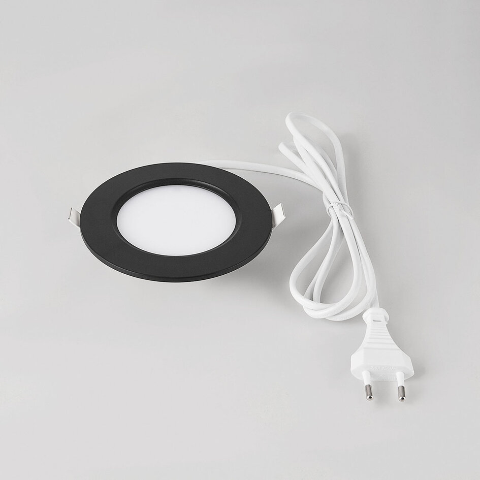 6W rund LED downlight med anpassningsbar färgtemperatur - Ø120mm