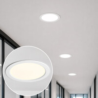 18W LED-downlight rund med justerbar färgtemperatur - Ø225mm