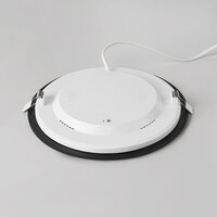 18W LED-downlight rund med justerbar färgtemperatur - Ø225mm i svart
