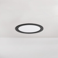 18W LED-downlight rund med justerbar färgtemperatur - Ø225mm i svart