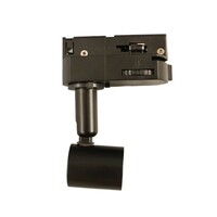 Set med 1-fas skensystem på 3 meter och Stanley-spotlights, svart