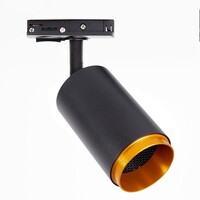 Set med 1-fas skensystem på 1,5 meter och Jade-spotlights, svart
