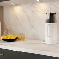 Utanpåliggande LED-spotlight Lex för skåpsbelysning - silvergrå med sensor