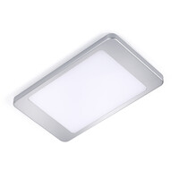 Utanpåliggande LED-spotlight Apollo för skåpsbelysning - silvergrå