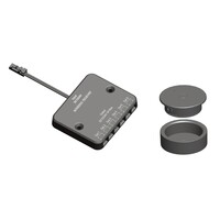 Trådlös rund touchdimmer - skåpsbelysning