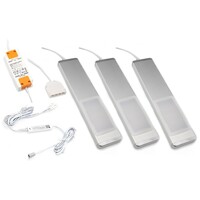 LED-skåpsbelysning Lex komplett set med 3 spotlights