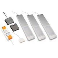 LED-skåpsbelysning Lex komplett set med 3 spotlights