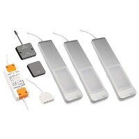 LED-skåpsbelysning Lex komplett set med 3 spotlights