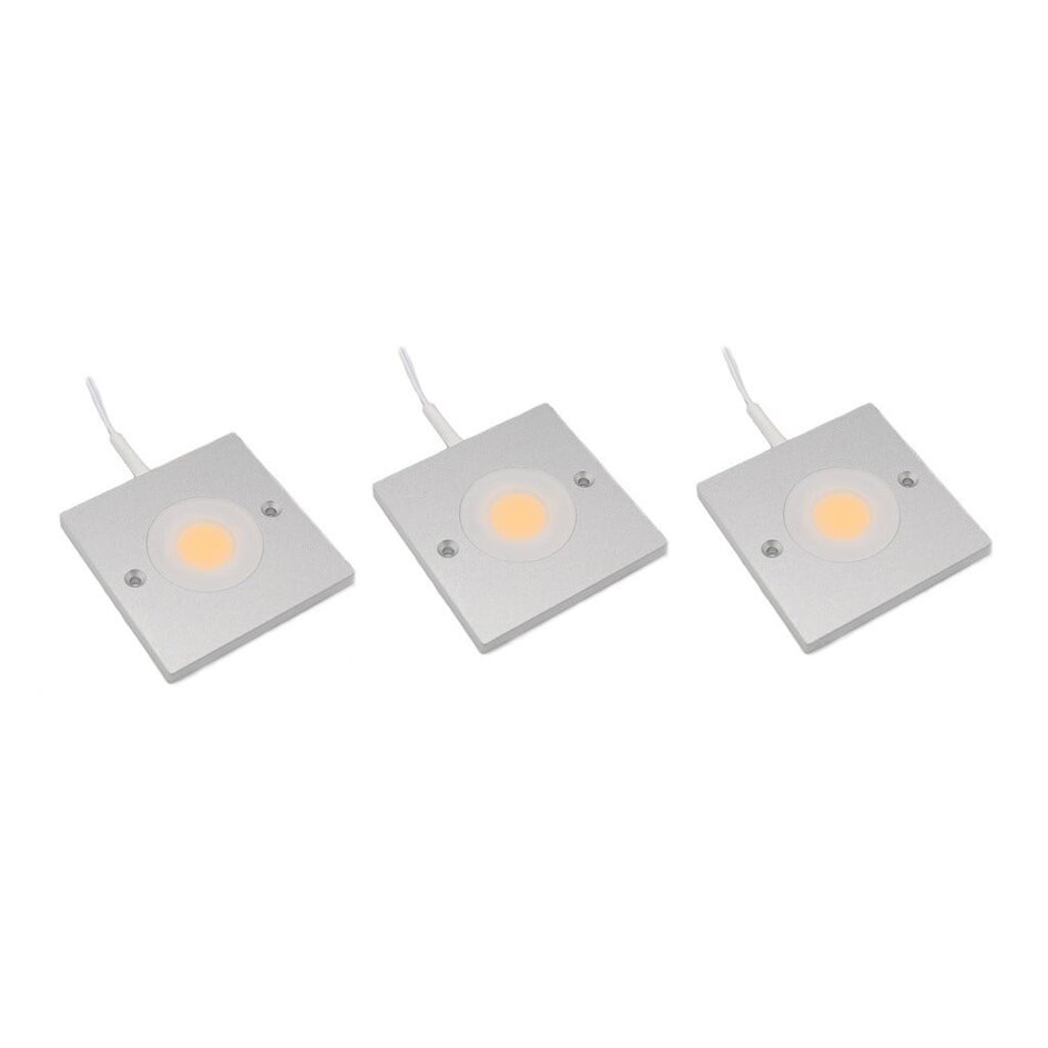 LED-skåpsbelysning Alina komplett set med 3 spotlights