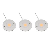 LED-skåpsbelysning Kaya komplett set med 3 spotlights