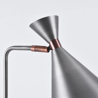 Antik silver- och kopparbordslampa - Arizona