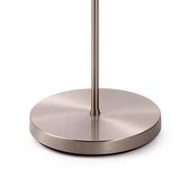 Modern golvlampa Campbell med tre lampor i rökgrått glas