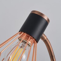 Industriell bordslampa koppar - Ruby