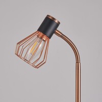 Industriell golvlampa koppar - Allison