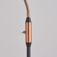 Industriell golvlampa koppar - Allison