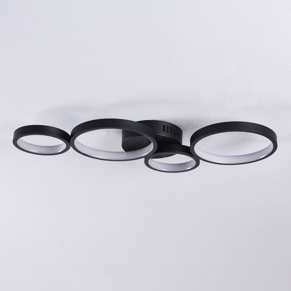 Modern taklampa Lynn med integrerad LED, 3-stegs dimbar