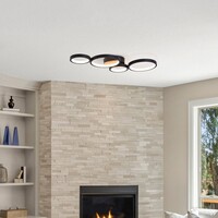 Modern taklampa Lynn med integrerad LED, 3-stegs dimbar