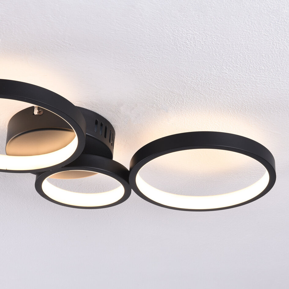 Modern taklampa Lynn med integrerad LED, 3-stegs dimbar