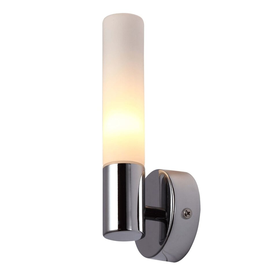 Designad badrumsvägglampa Amaya med matt glas, IP44