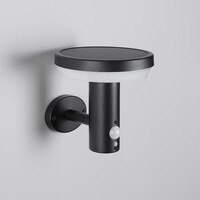 Modern solcellsdriven utomhusvägglampa med sensor - Dimmy